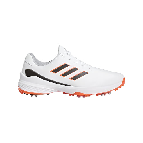 Adidas ZG23 Golf Shoes - White / Black / Orange