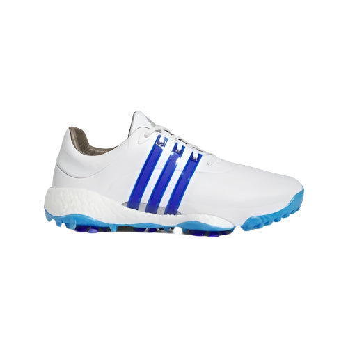 Adidas Tour 360 22 Golf Shoes - White / Blue