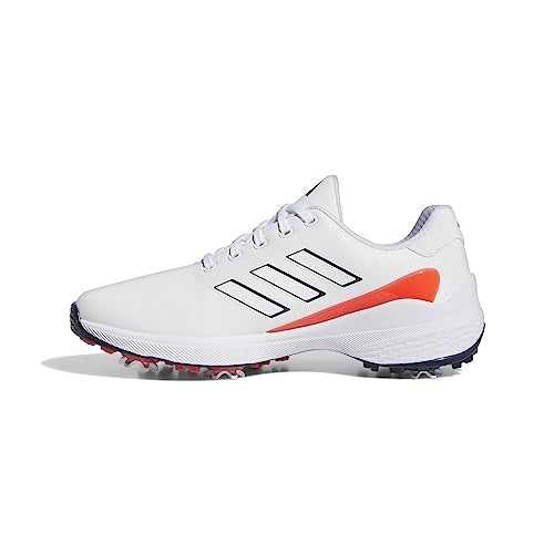 Adidas ZG23 Golf Shoes - White / Navy / Red