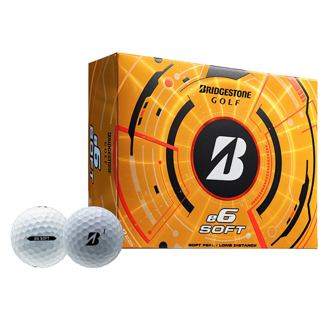 Bridgestone 2025 e6 Soft Golf Balls - White - Dozen