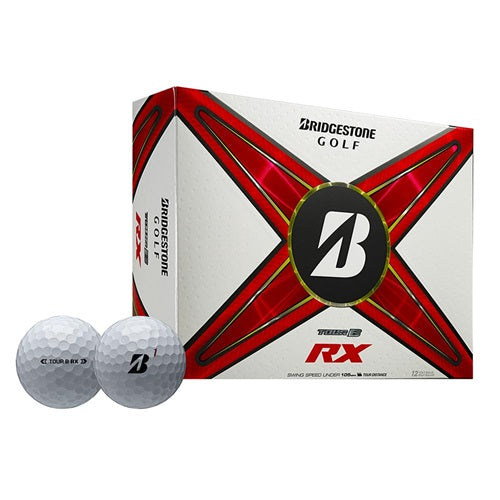 Bridgestone Tour B RX Golf Balls - White - Dozen
