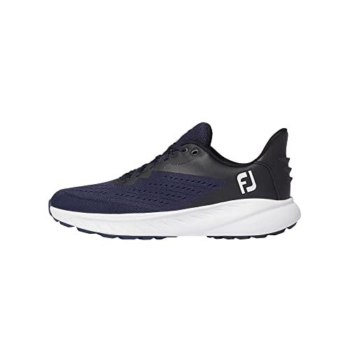 FootJoy Flex XP Spikeless Golf Shoes - Navy/Blue/White
