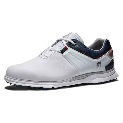FootJoy Pro SL Men Spikeless Laced White/Navy/Red  - 53074