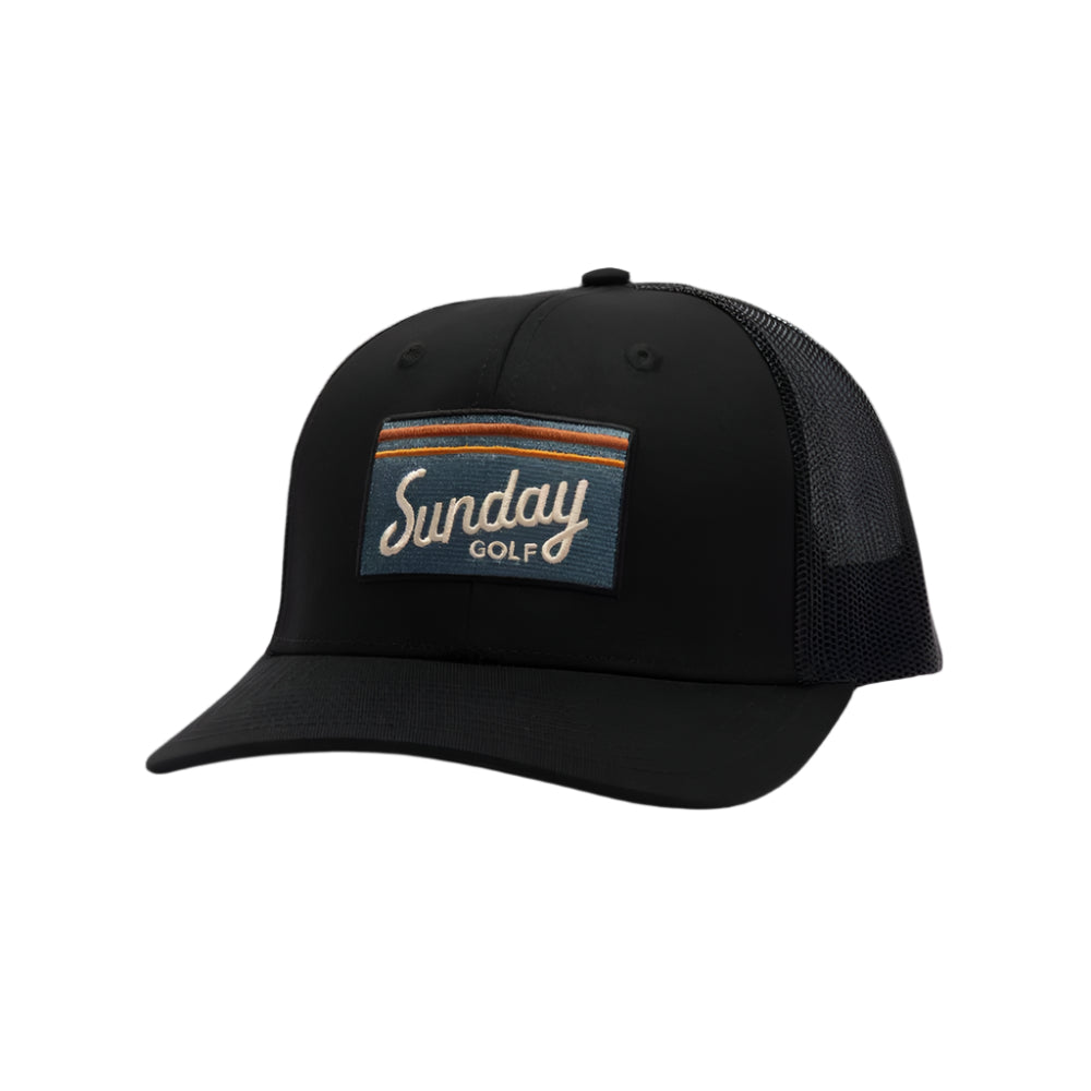 Sunday Golf Trucker Hat - Black