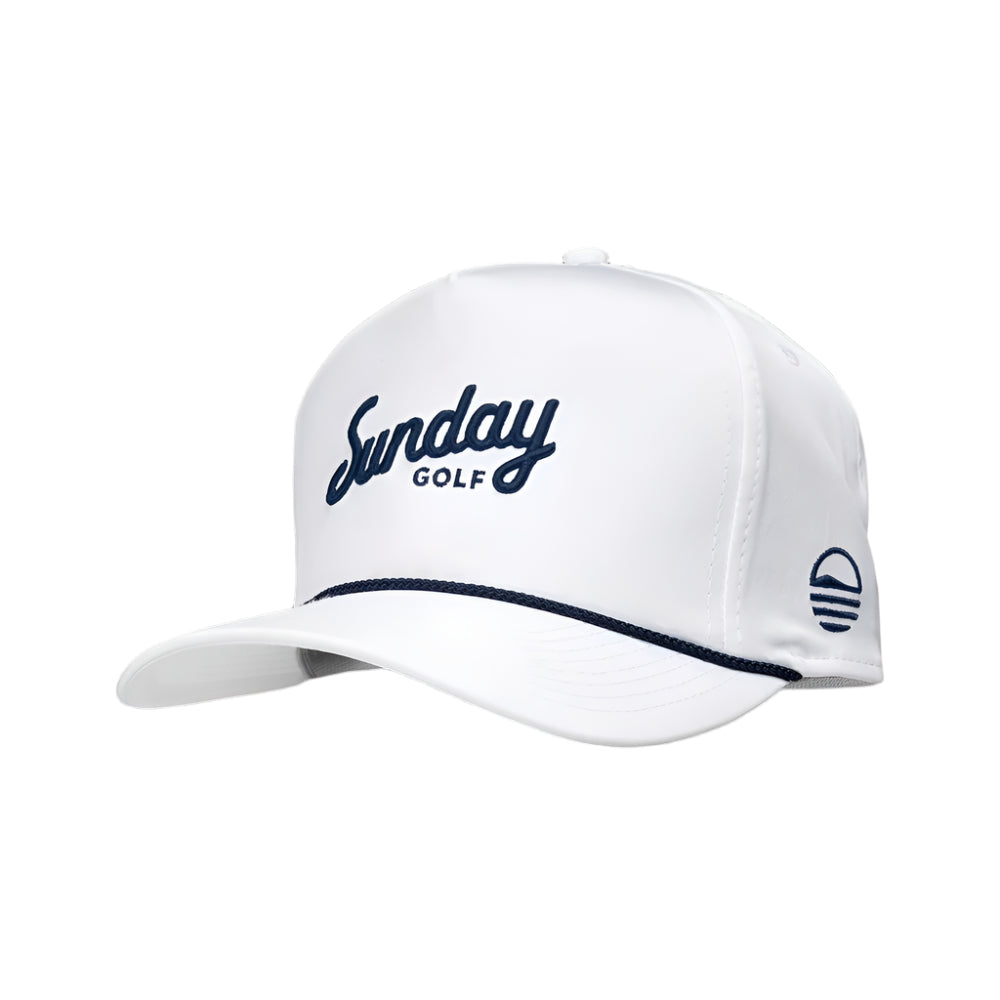 Sunday Golf Rope Hat - White / Navy